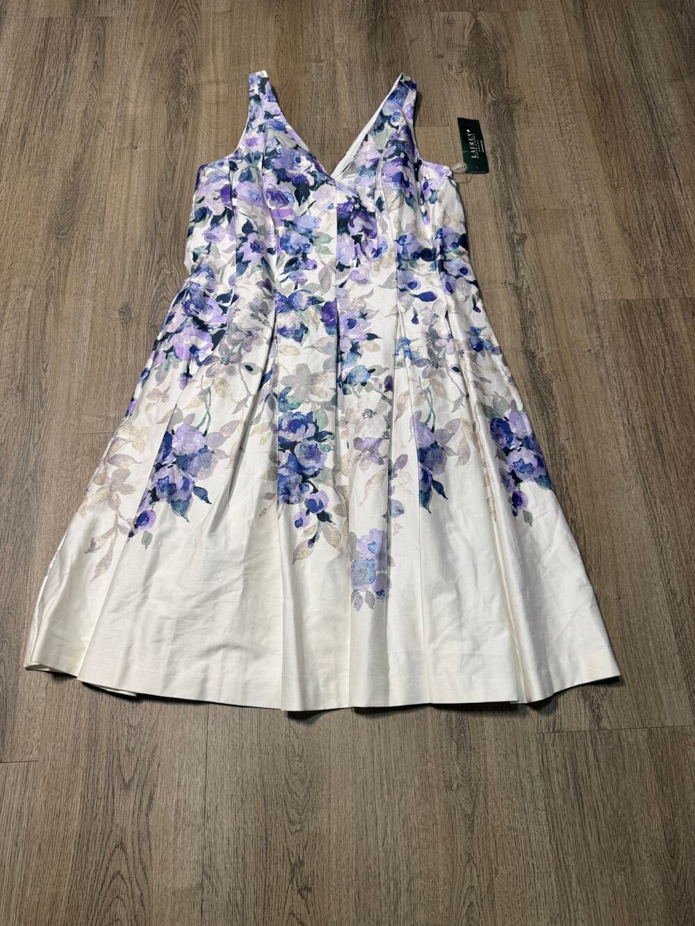Lauren Ralph Lauren Women's Floral V-Neck Fit & Flare Dress